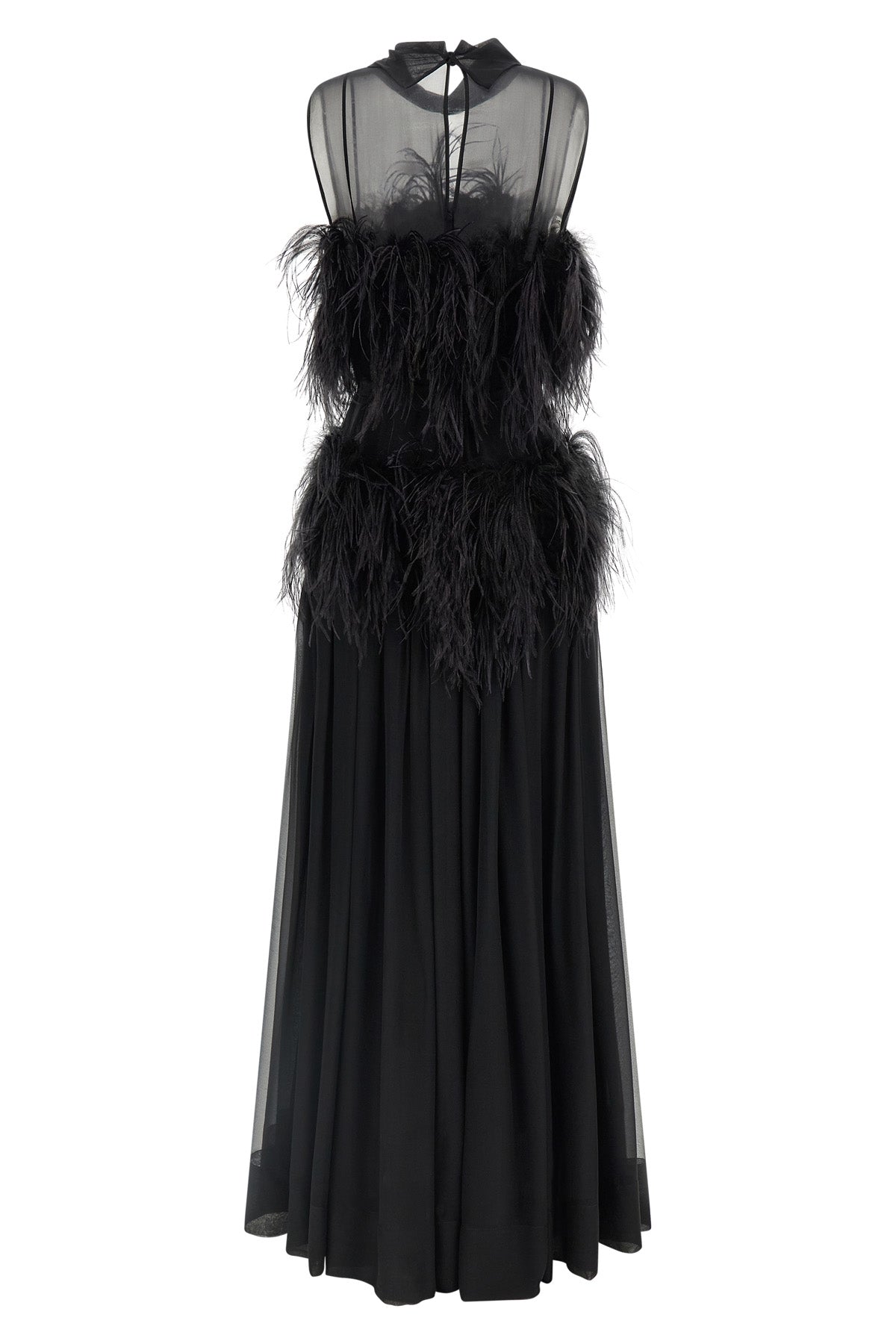 the long alberta ferretti silk chiffon dress redefines evening elegance through