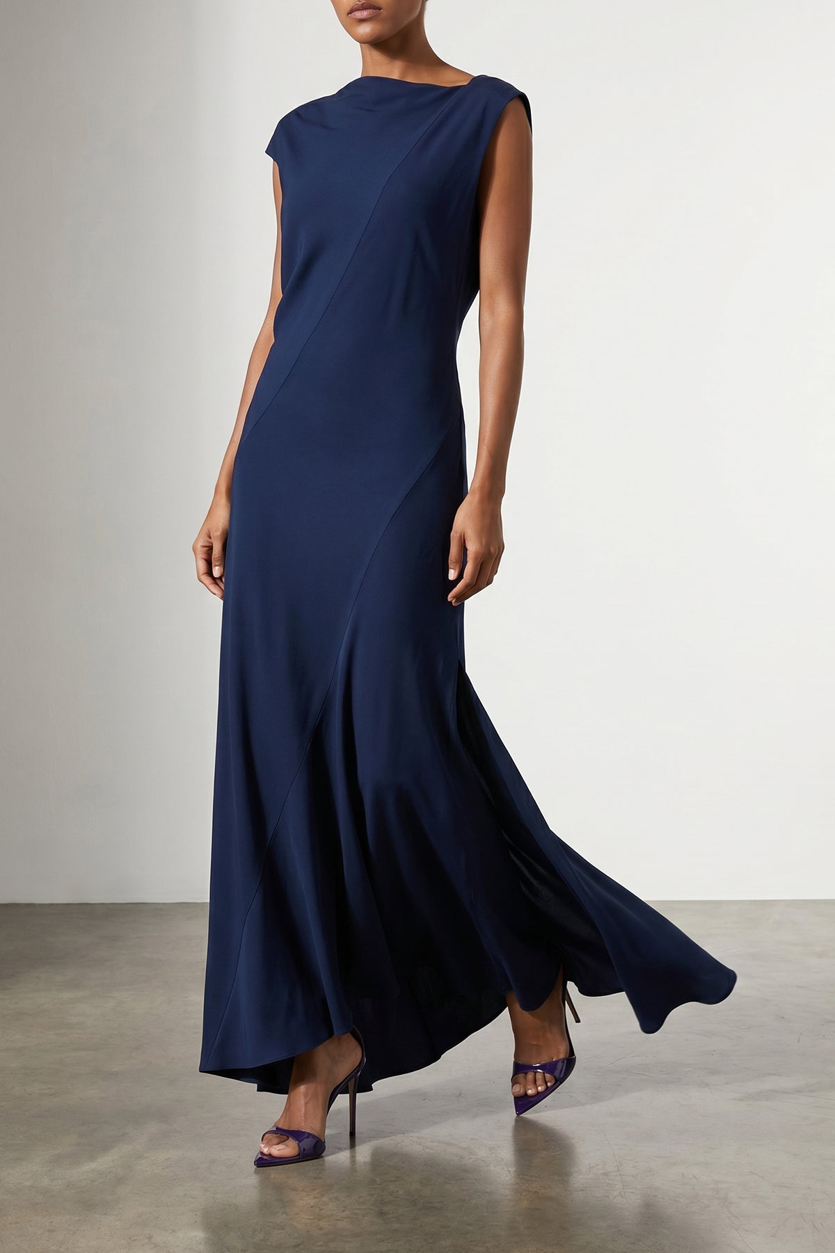 alberta ferrettis dress is distinguished by a sartorial construction based on a