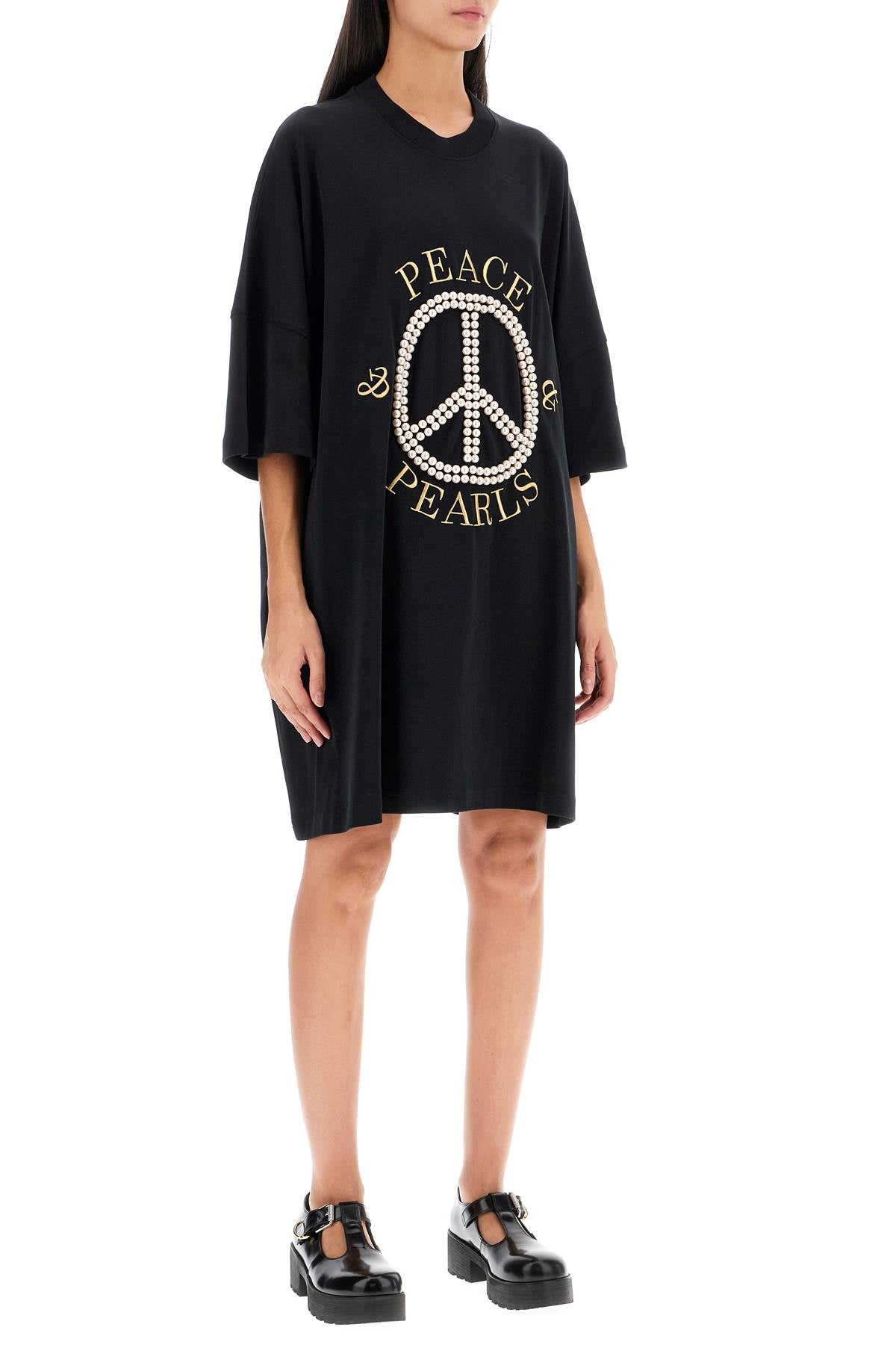 &quot;peace &amp; pearls t-shirt