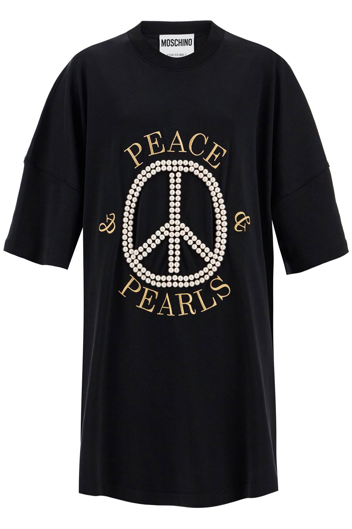 &quot;peace &amp; pearls t-shirt