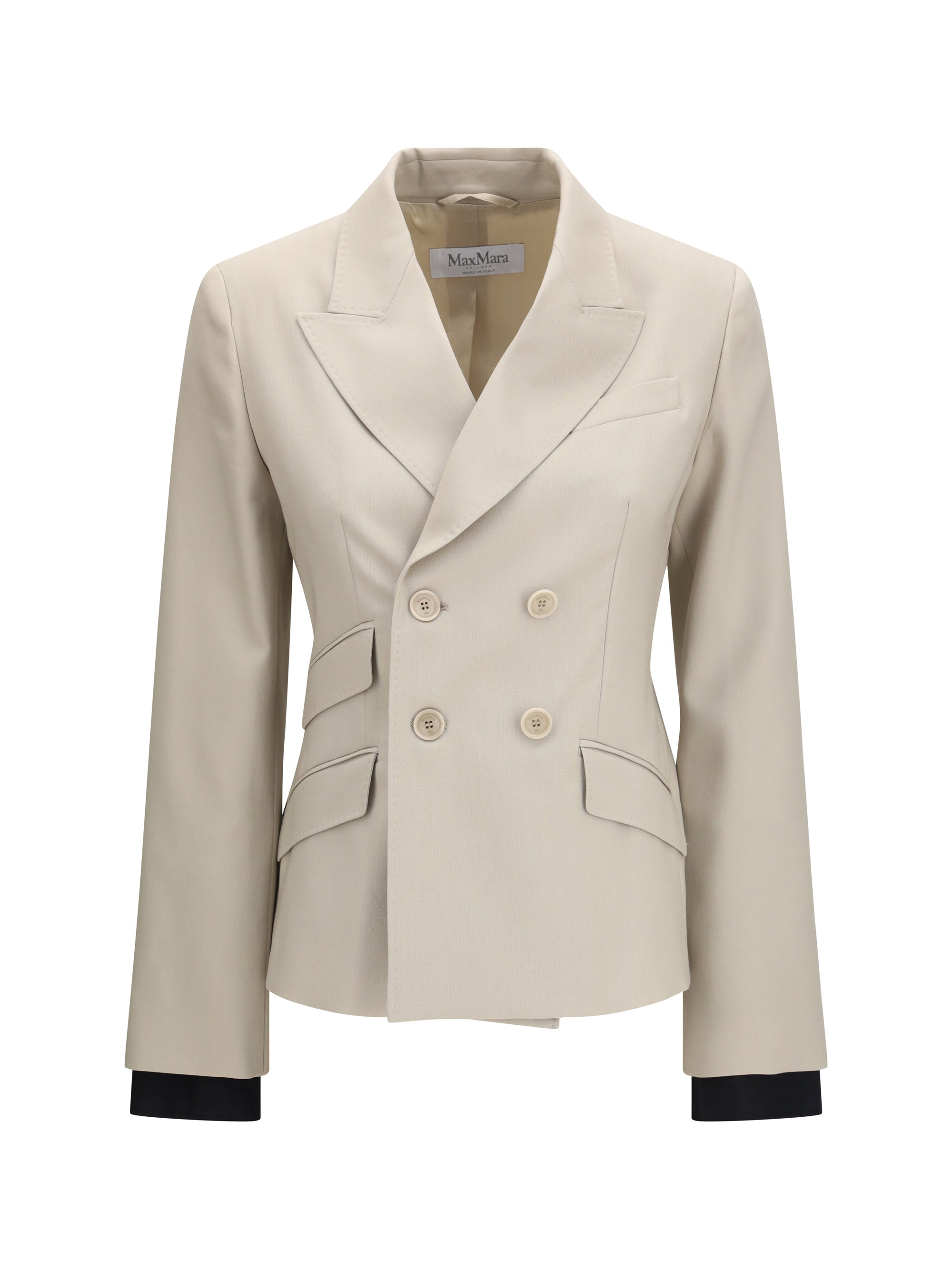 placido double-breasted blazer in wool, mohair, and silk