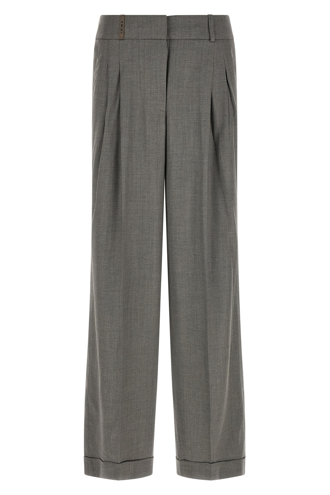 PESERICO 38 peserico wide trousers redefine the codes of contemporary tailoring through a re