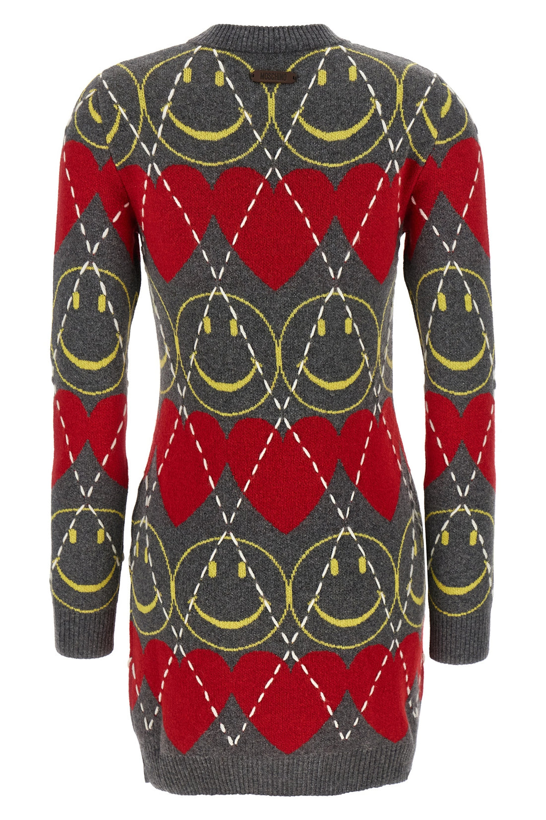 MOSCHINO 38 wool blend mini dress