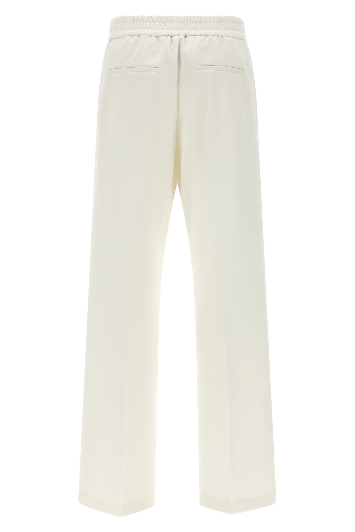 stretch cotton blend jersey pants