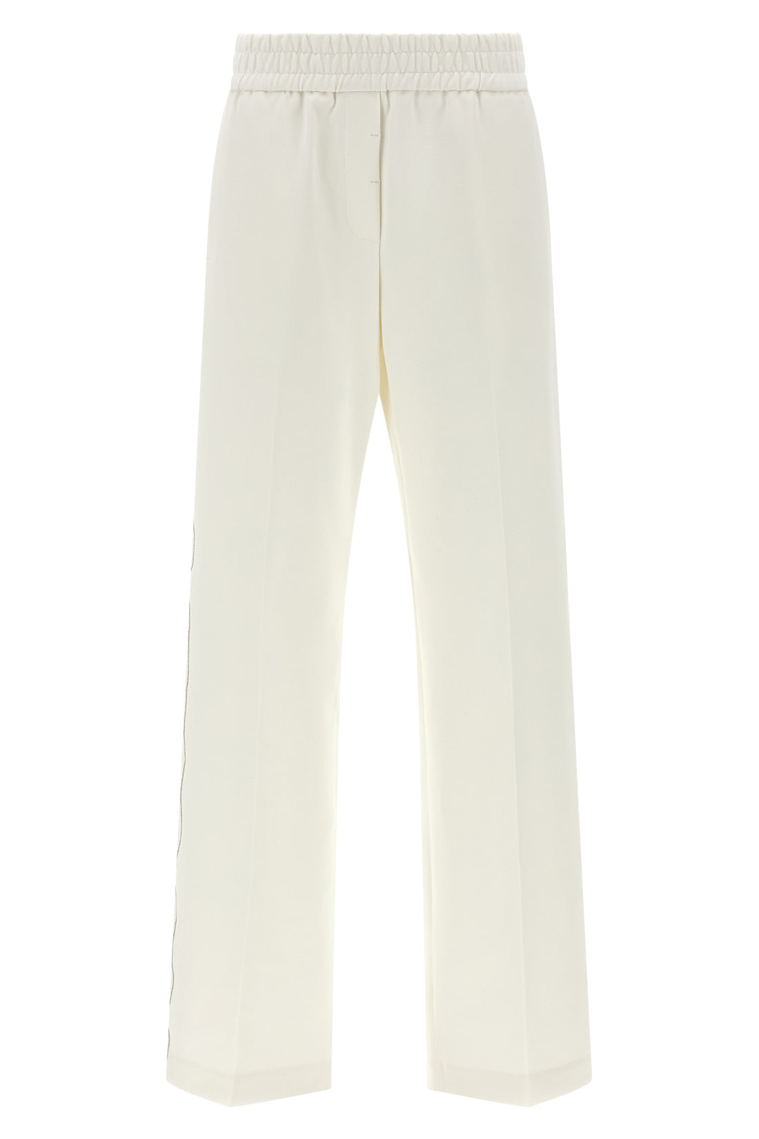 PESERICO 40 stretch cotton blend jersey pants