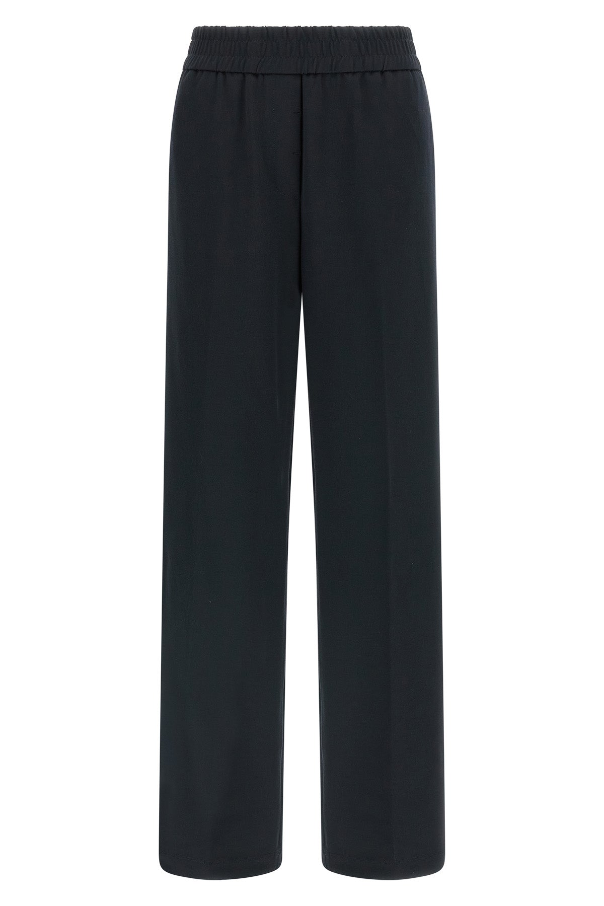 stretch cotton blend jersey pants
