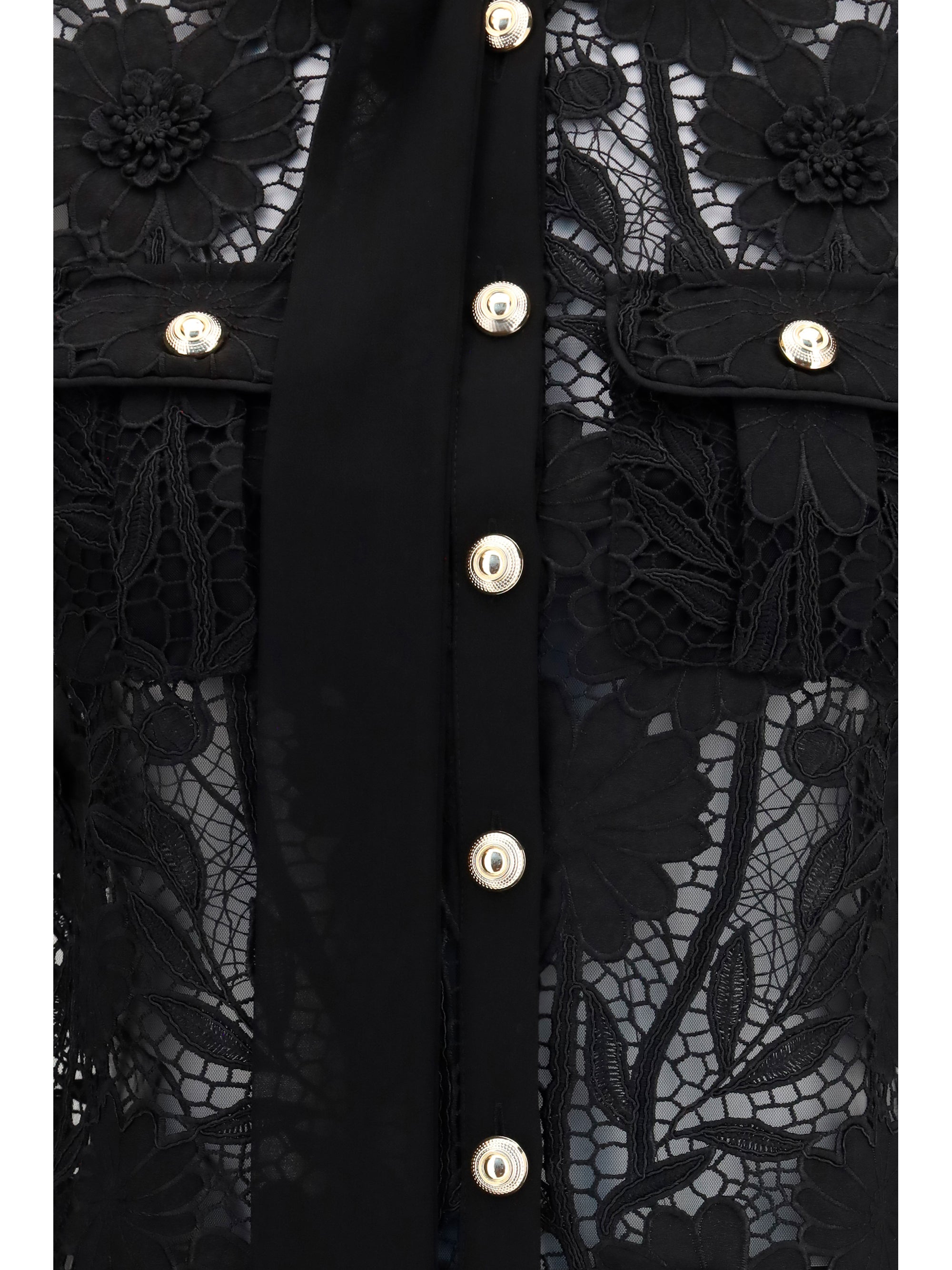 tie-neck top