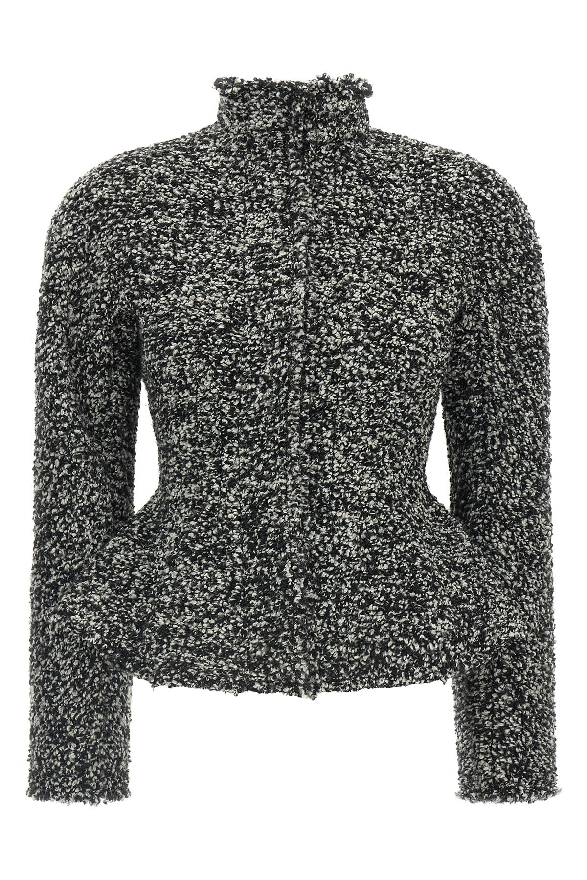 the alberta ferretti virgin wool blend blazer stands out for its sophisticated b
