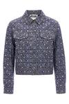 cotton denim blend jacket