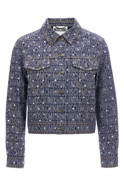 cotton denim blend jacket