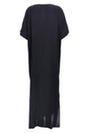 caftano silk dress