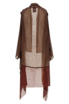 cardigan in silk chiffon