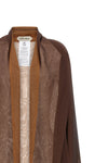 cardigan in silk chiffon