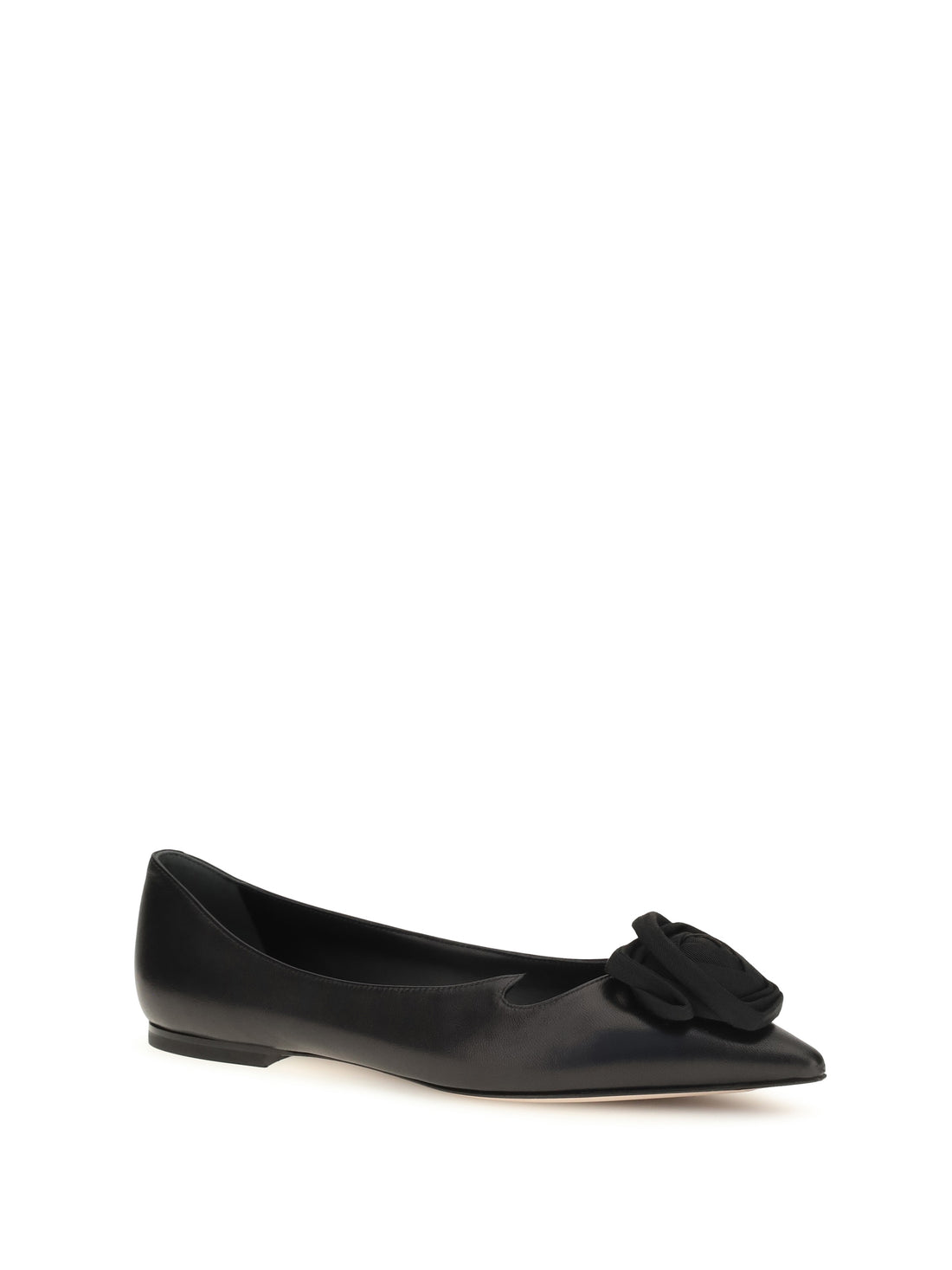 ROGER VIVIER 36 suede rose vivier ballerinas