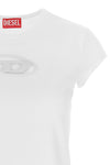 t-angie crewneck t-shirt in stretch cotton
