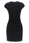 t-angie crewneck dress in stretch cotton