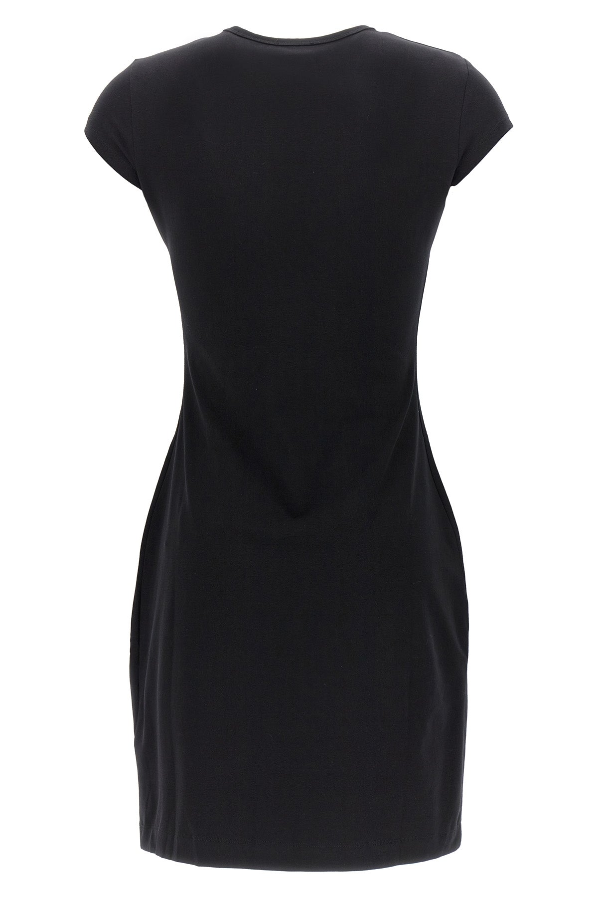 t-angie crewneck dress in stretch cotton