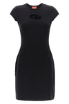 t-angie crewneck dress in stretch cotton