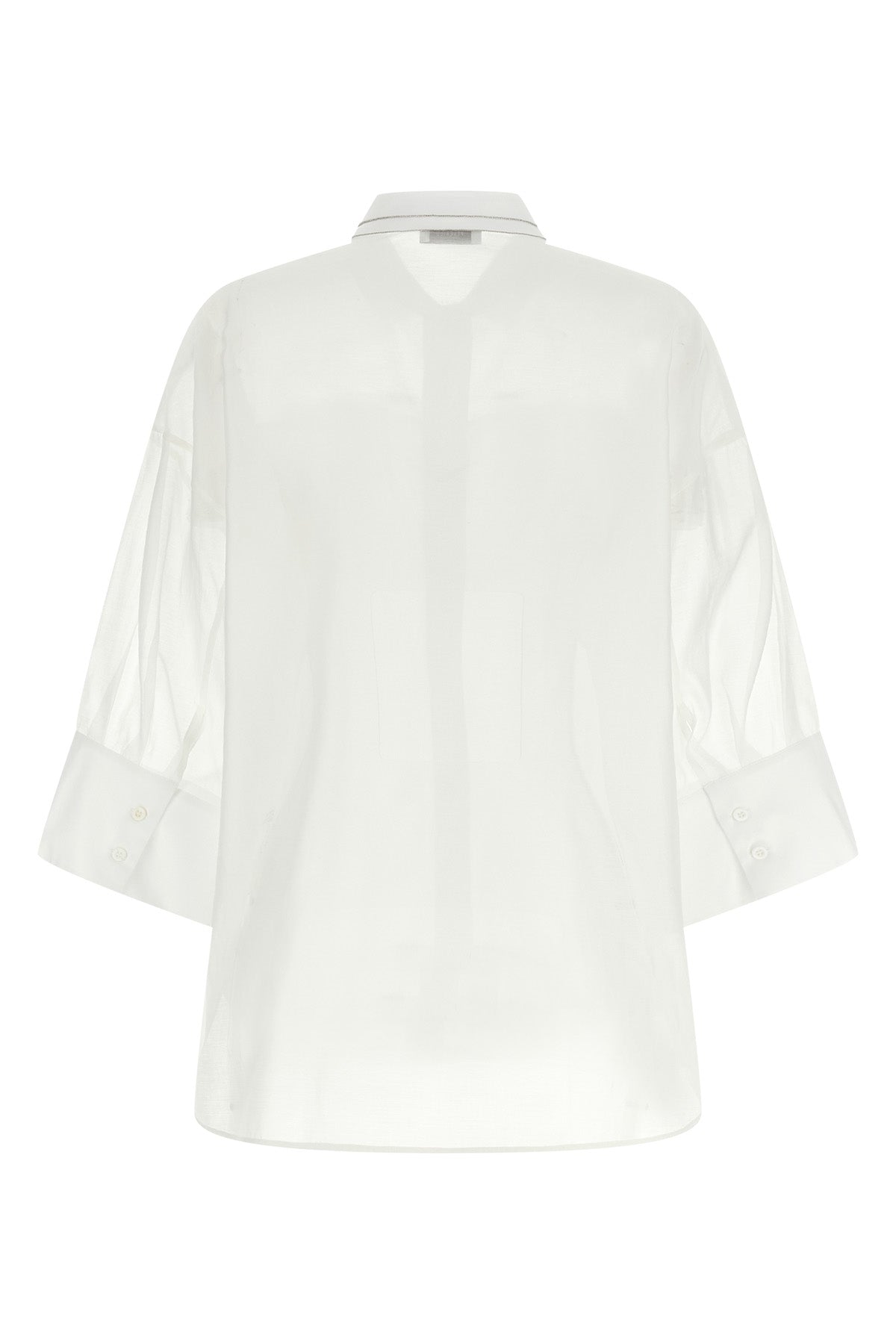 stretch cotton poplin shirt