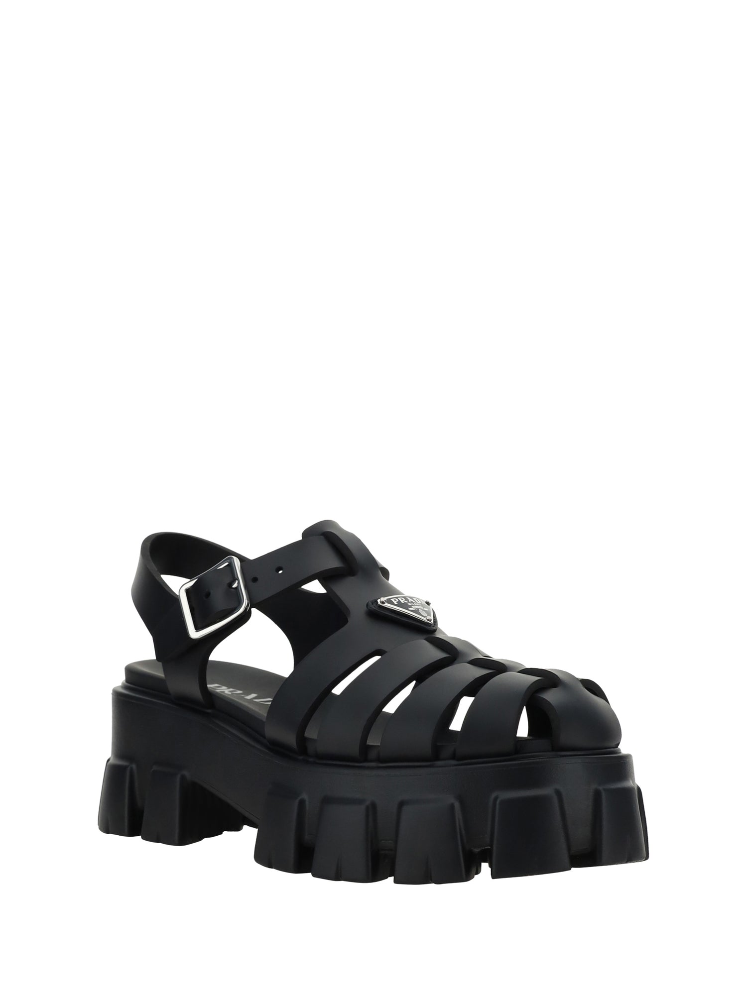 PRADA 37 oversize sandals 