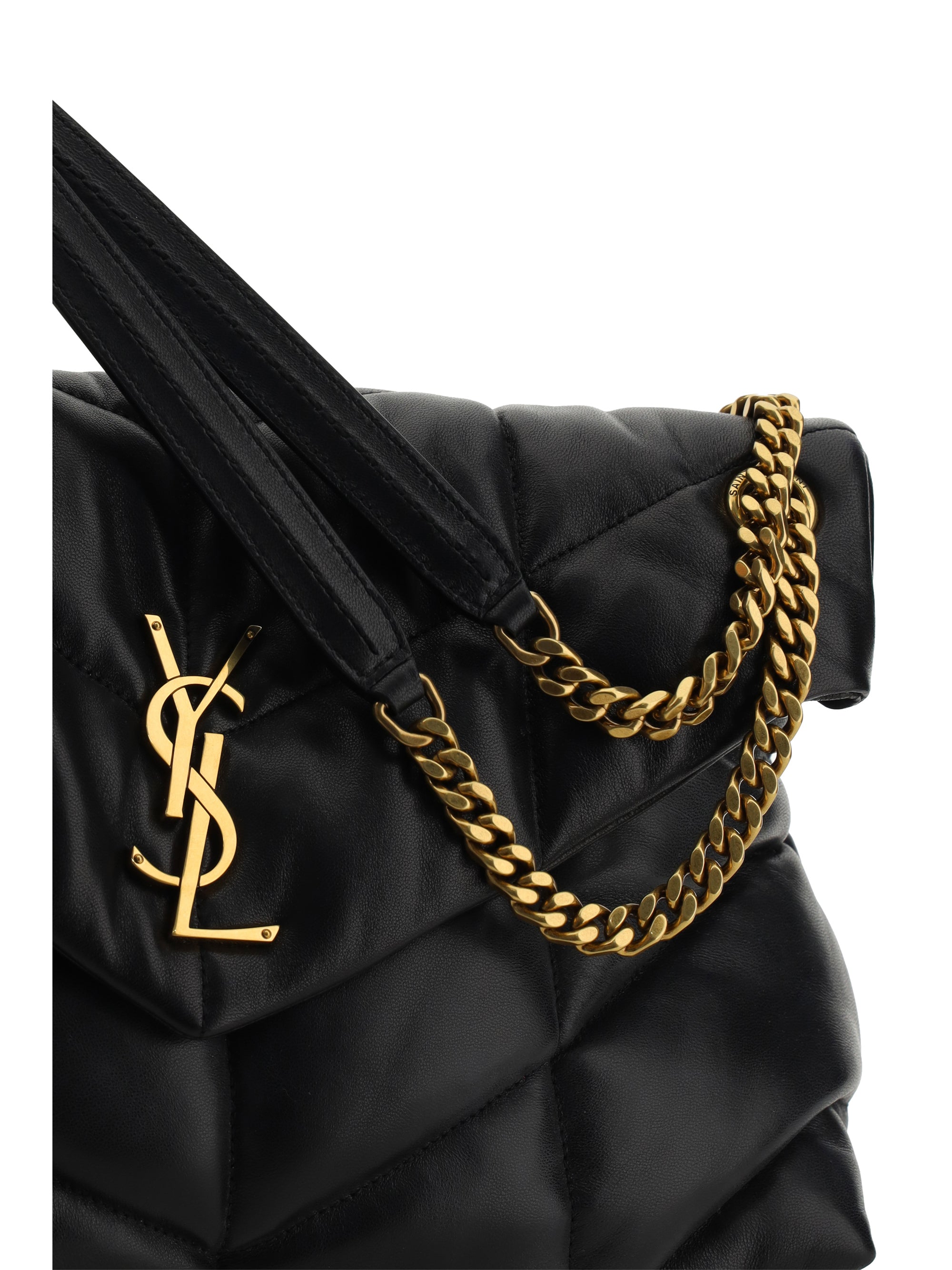 loulou medium leather shoulder bag