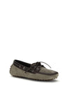 lace-up suede loafers
