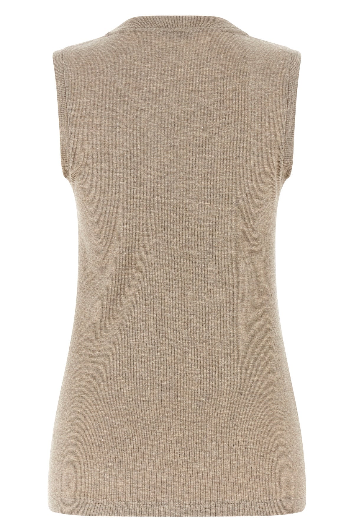 ribbed viscose top woven