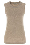 ribbed viscose top woven