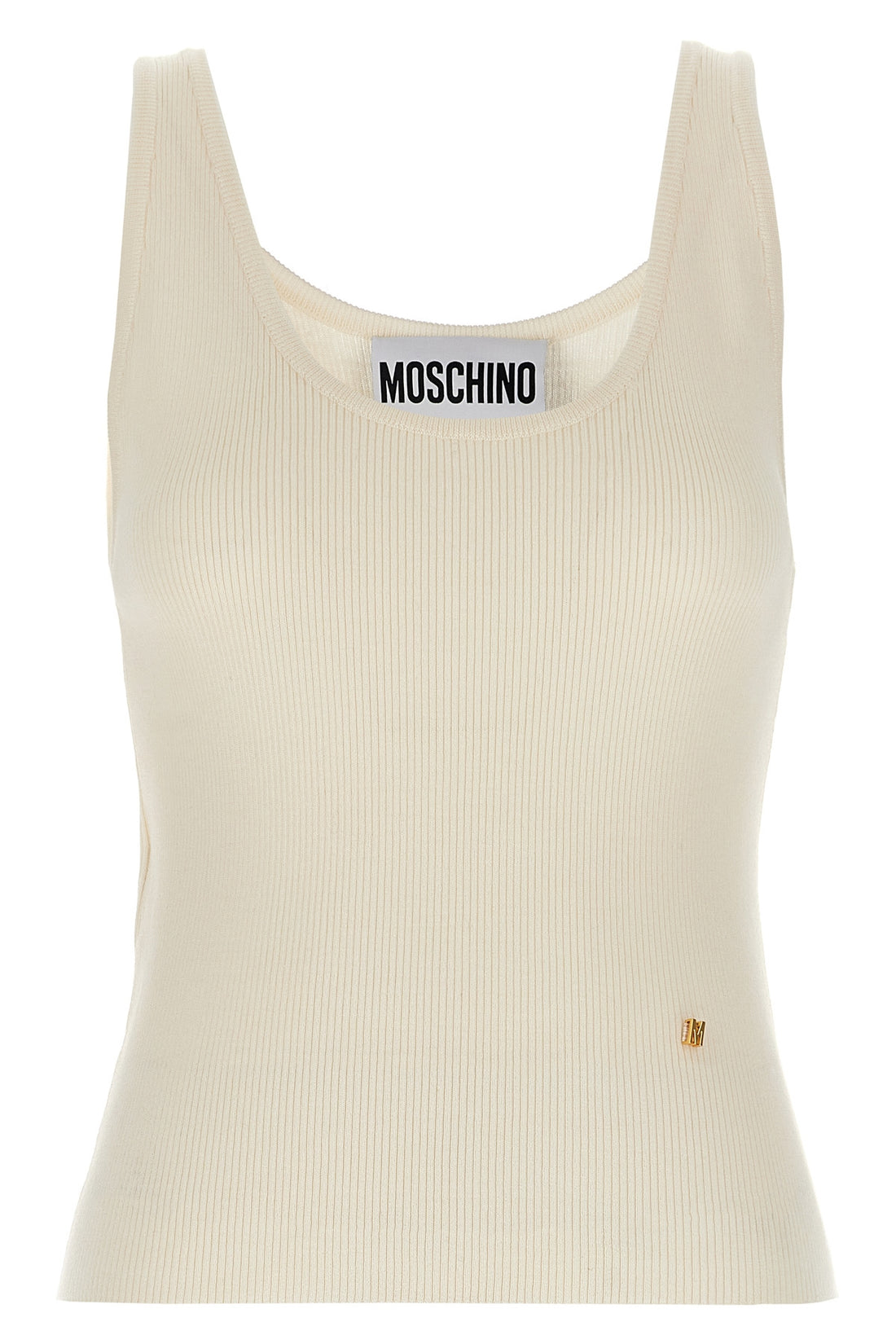 MOSCHINO 38 silk blend knit top