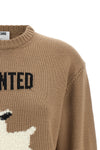 the moschino jersey redefines luxury knitwear through an ironic and sophisticate