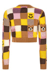 cardigan in wool and cashmere blend