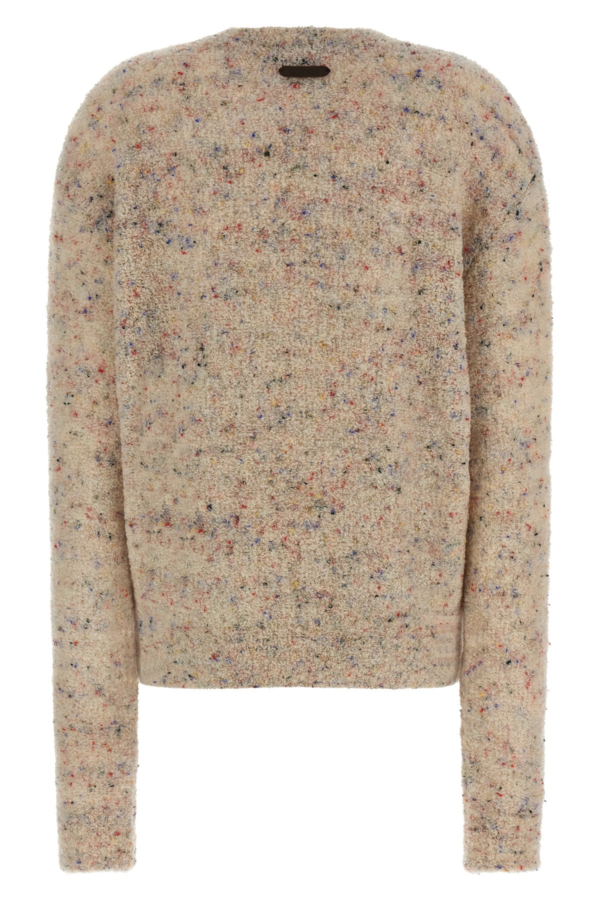 the moschino jersey reinterprets the brands codes through an essential crewneck