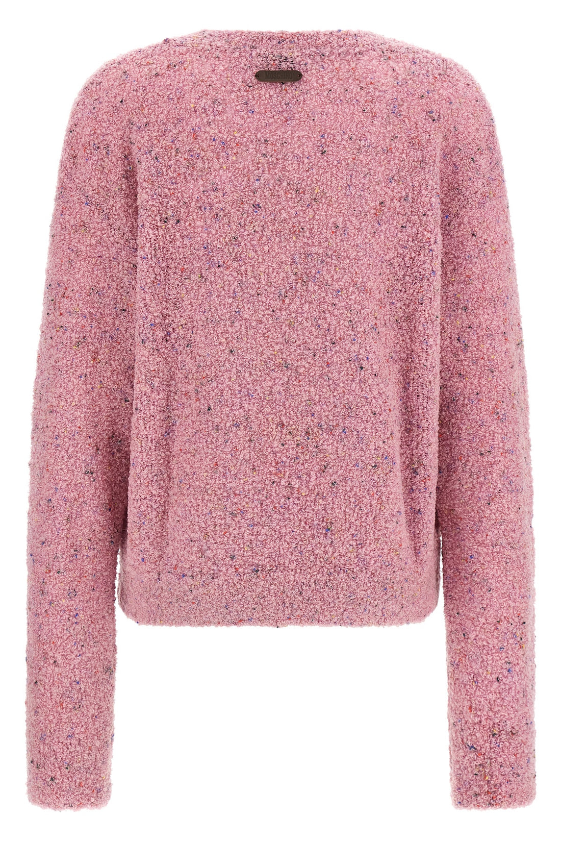 MOSCHINO 38 the moschino teddy bear jersey stands out for a complex bouclé workmanship that