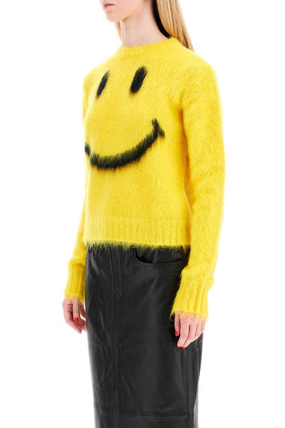 mohair smiley pullover