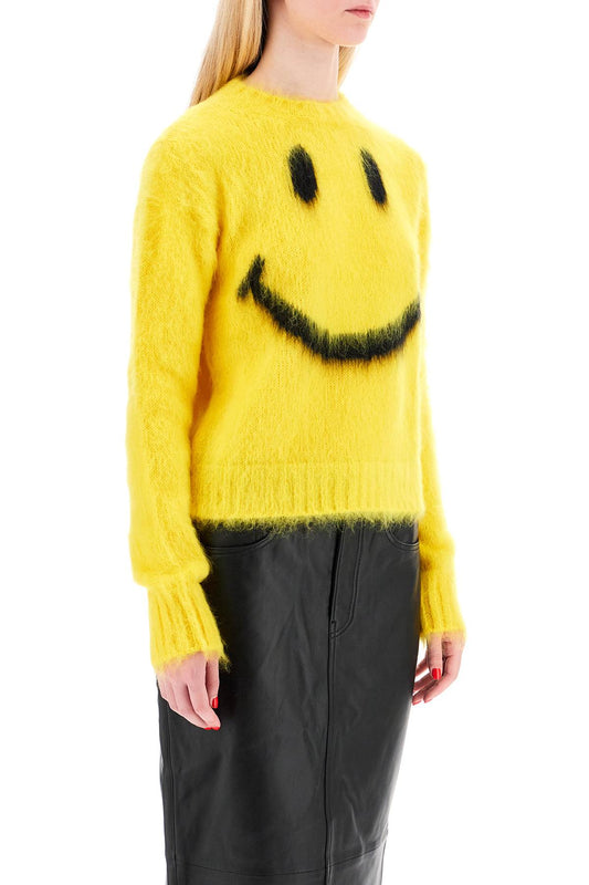 mohair smiley pullover