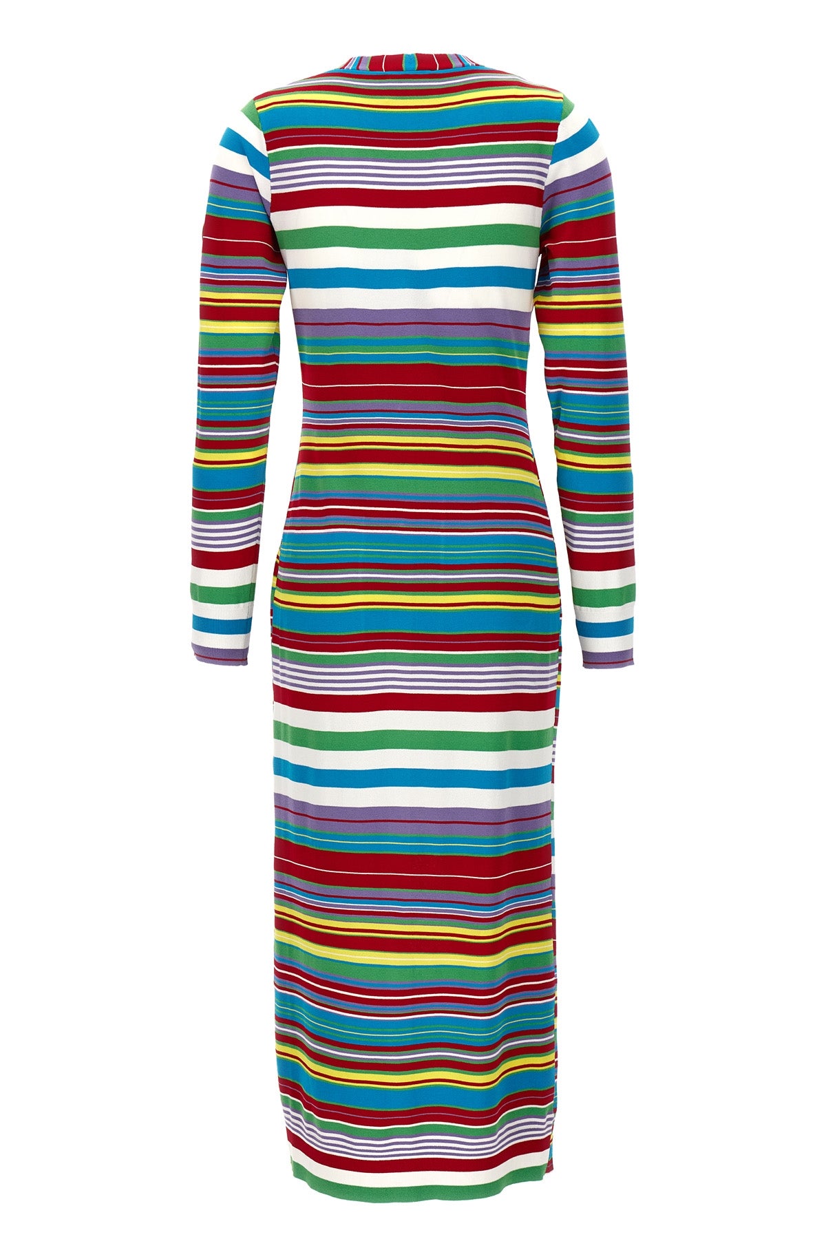 long striped stretch viscose cardigan