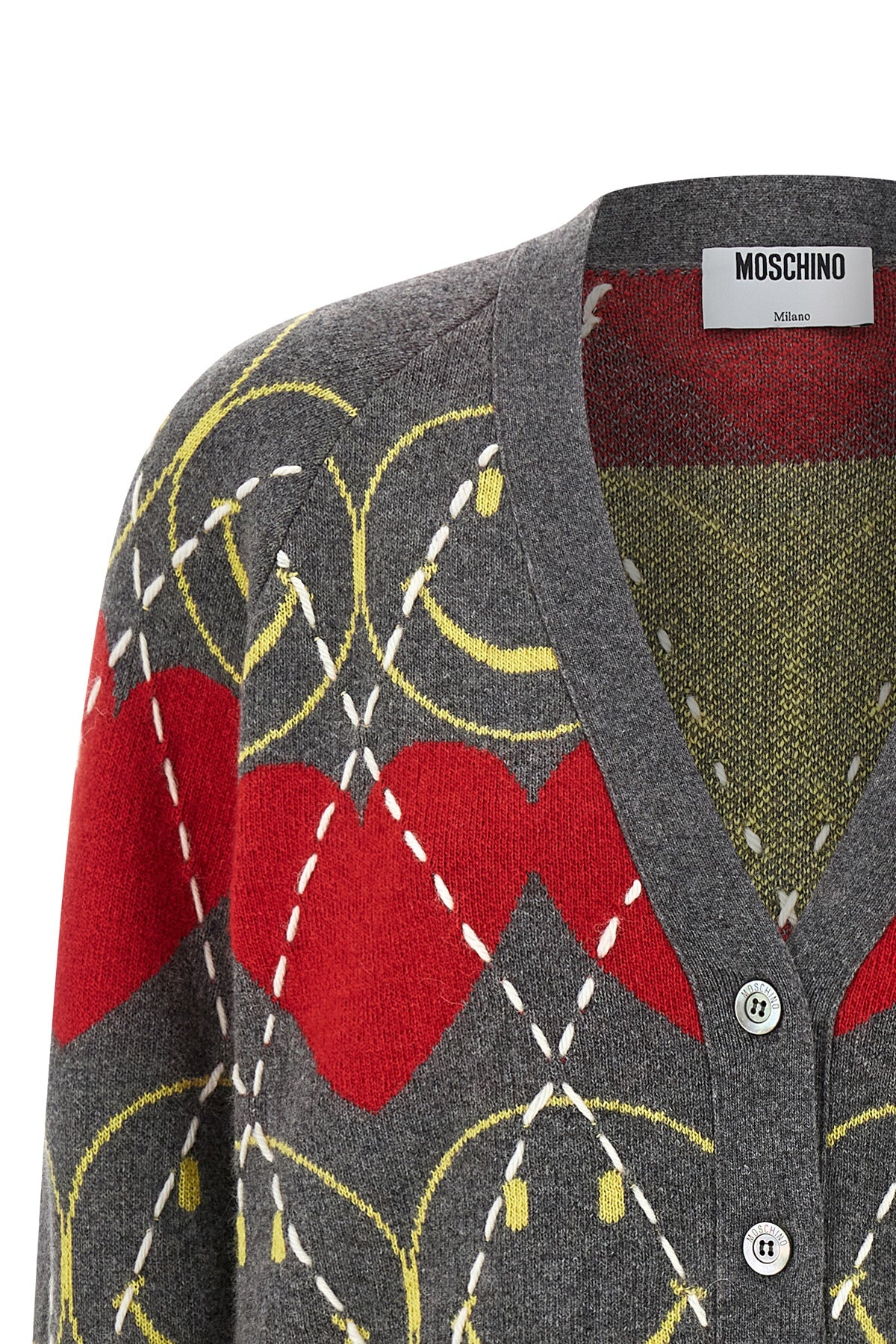 wool blend cardigan