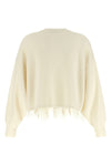 the alberta ferretti cropped jersey stands out for its relaxed silhouette in the
