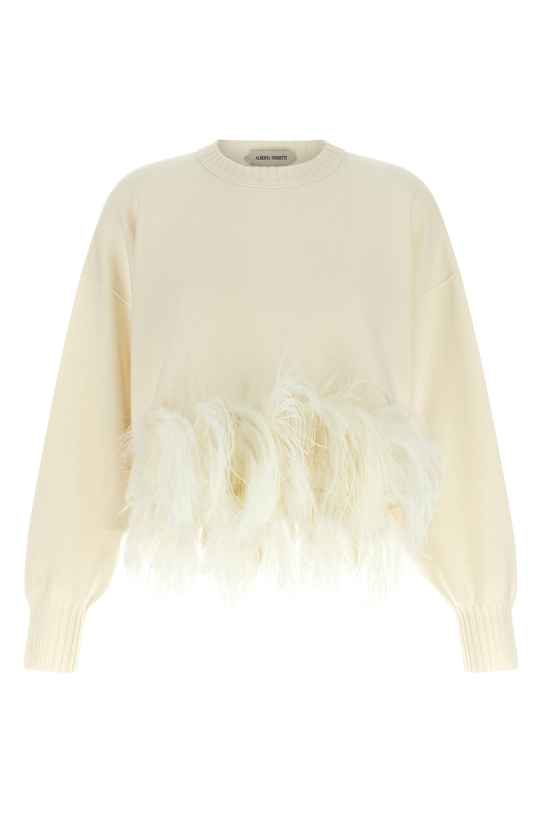 ALBERTA FERRETTI 38 the alberta ferretti cropped jersey stands out for its relaxed silhouette in the