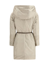 MAX MARA THE CUBE 38 puffer coat in water-repellent satin