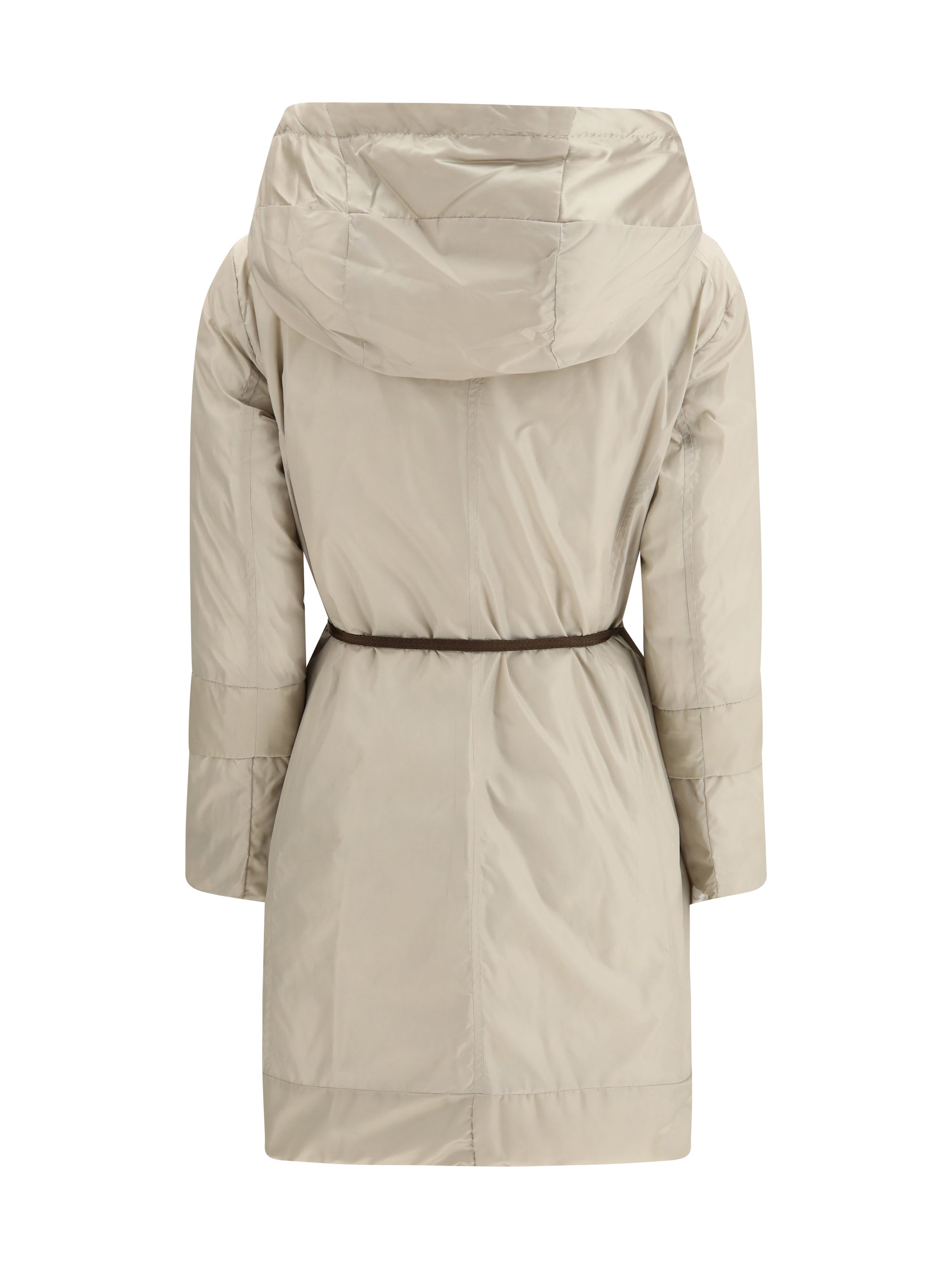 MAX MARA THE CUBE 38 puffer coat in water-repellent satin