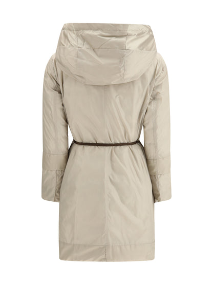 MAX MARA THE CUBE 38 puffer coat in water-repellent satin