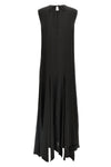 spicchi crepe de chine silk dress