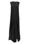 spicchi crepe de chine silk dress