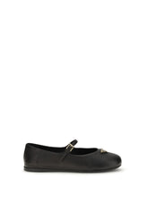 PRADA 37.5 nappa leather ballerinas