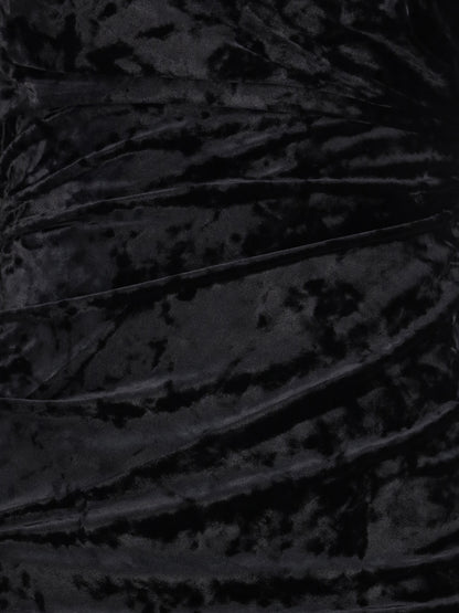 GANNI 36 ruched mini dress