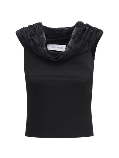 off shoulder draped top