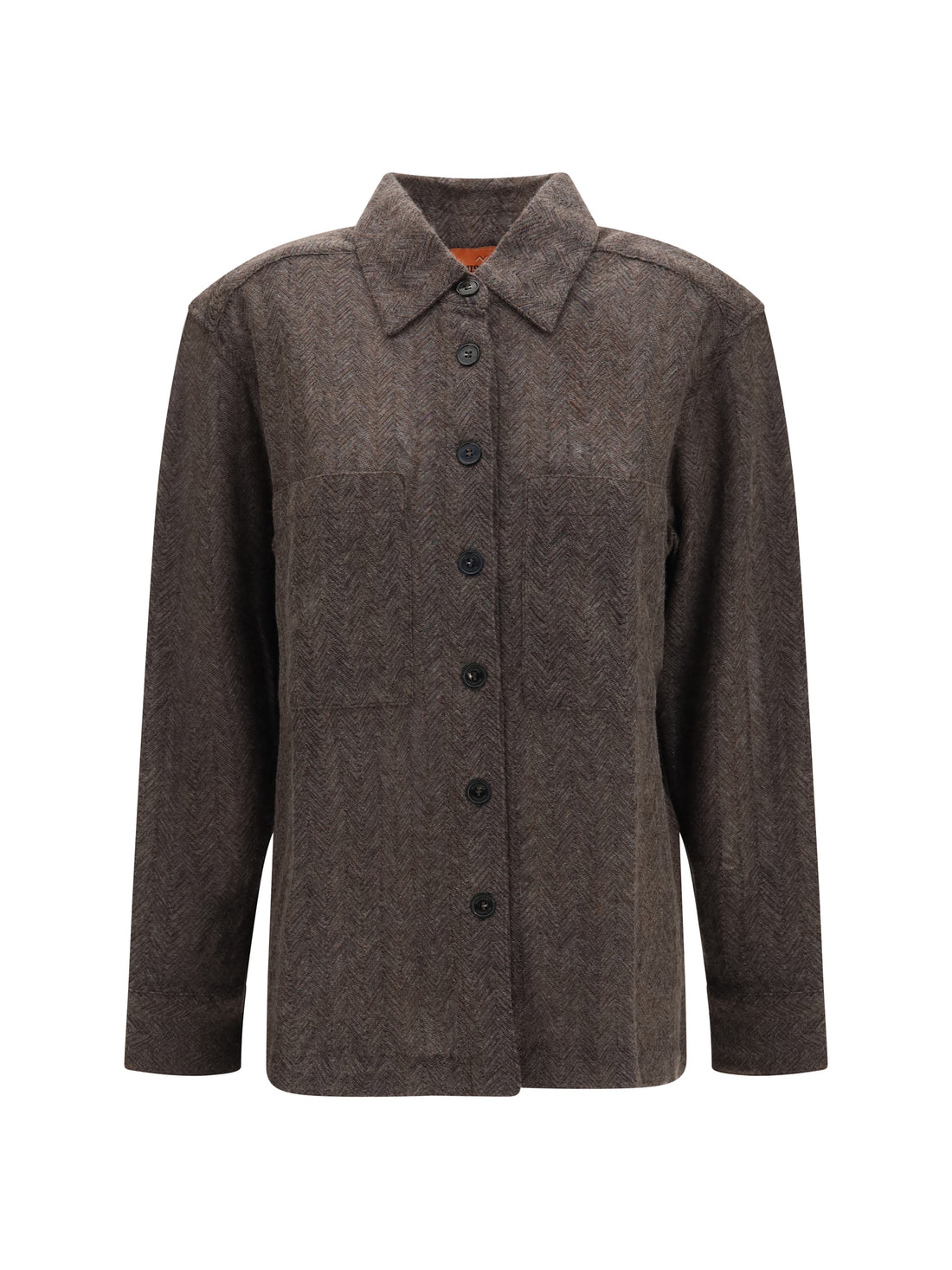 MISSONI 40 cashmere-blend zig zag shirt
