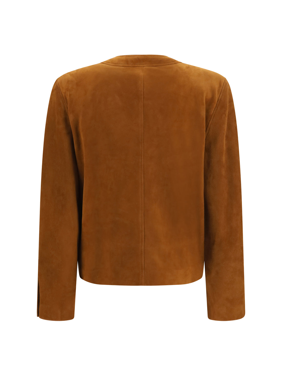 SAINT LAURENT 38 short suede jacket with buttons