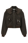 duchesse duchesse nylon nylon bomber jacket